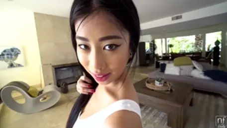 Cumshot hairy asian Jade Kush in HD
