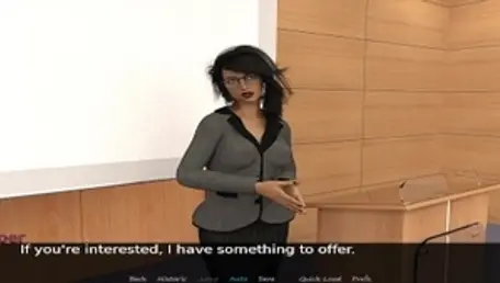 Brunette cosplay bends to get fucked