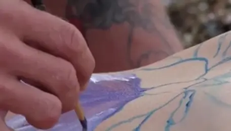 Hardcore deutsch massage at the beach