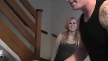 Horny babe rough shared threesome HD