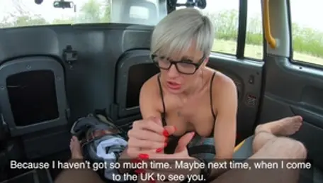 FakeTaxi - Caucasian John cowgirl sex outdoors