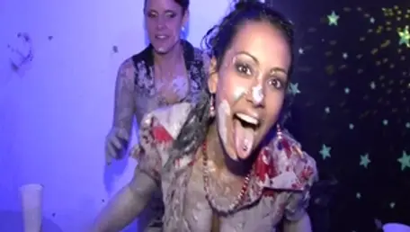 Fetish sex starring young brunette