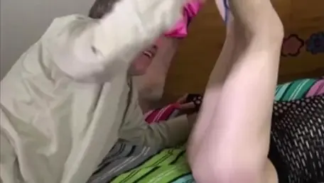 Hairy young amateur caught handjob HD