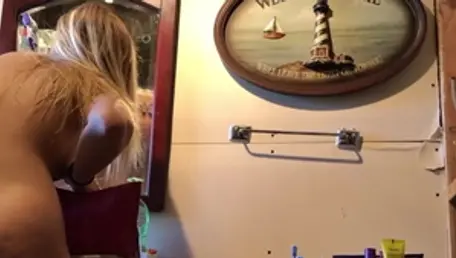 Skinny french lesbian teen tribbing in the shower HD