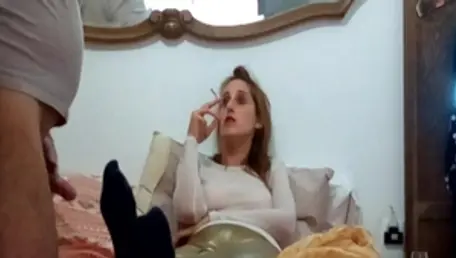 Hard nailining escorted by young amateur