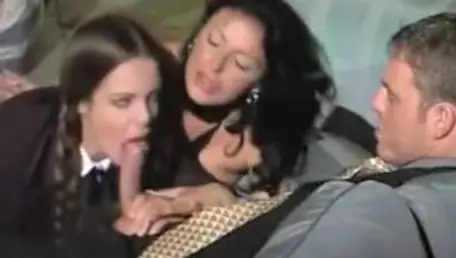 Italian MILF dick sucking