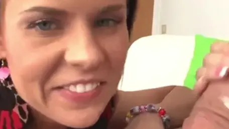 Busty blonde licking big dick on a holiday