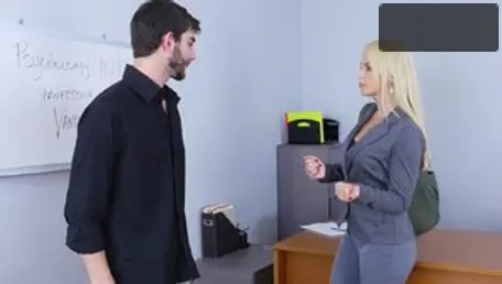 My First Sex Teacher: Sarah Vandella and Logan Long porno