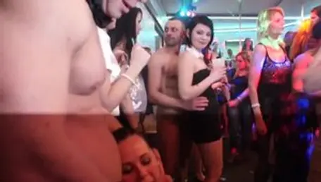 A Brunette Takes Stripper Dick In A Sea Of Crazy Sex