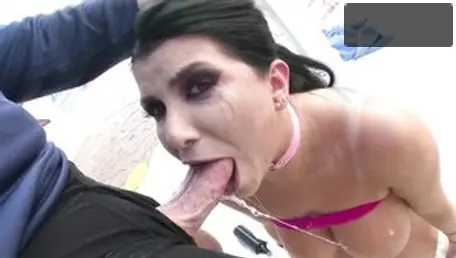 Swallowed: Tattooed & hairy MILF Romi Rain cum in mouth