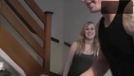 Horny babe rough shared threesome HD