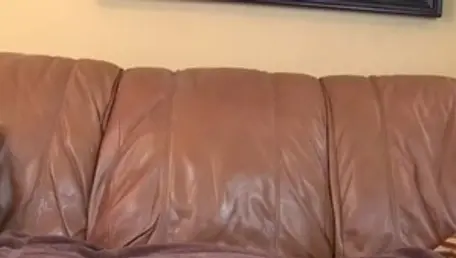 Chubby mature sucking dick after interview