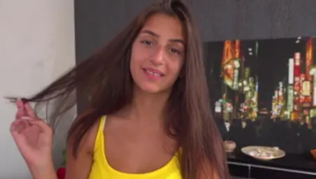 Skinny Anna Spencer girl goes wild on cock sex scene