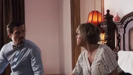 Hard slamming together with chubby stepmom Dee Williams