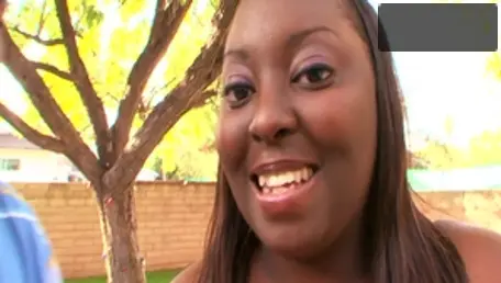 Busty ebony BBW ass pounded