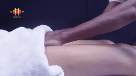 Pregnant Egyptian granny homemade massage in HD