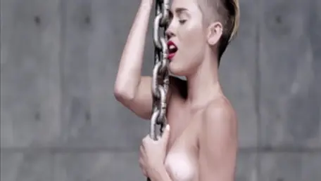 Skinny and erotic MILF Miley Cyrus gets plowed