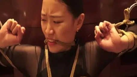 Busty super hot asian brunette in her lingerie ass fucked