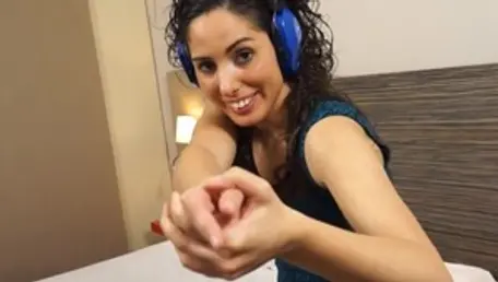 Slamming hard together with busty cougar