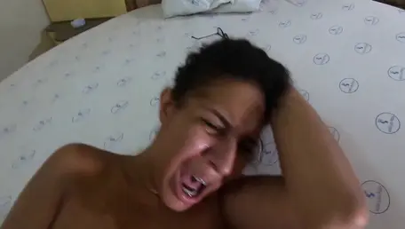 Big booty raw creampied fucked in the ass in HD