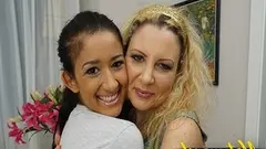 Busty Step Mom Eating her Stepdaughters Sweet Pussy!