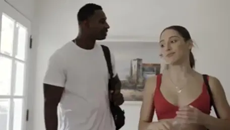 Kinky young teen chick Abella Danger rough threesome HD