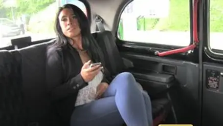 Fake Taxi - British cougar showing natural tits