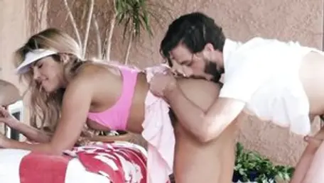 Babes - Mercedes Carrera tease big ass outdoors