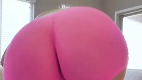 Blonde babe exposing small tits