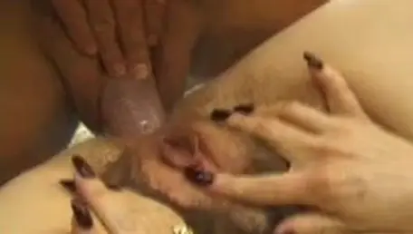Hairy mature getting facial