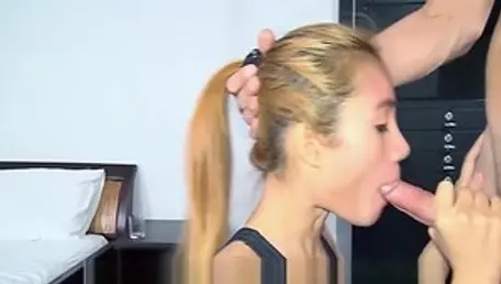 Asian slut got her pussy smashed