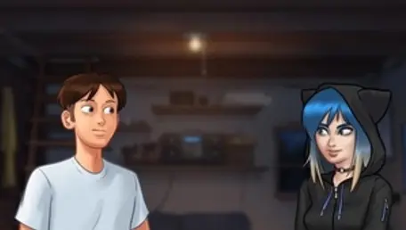 Fantasy nailing with petite goth