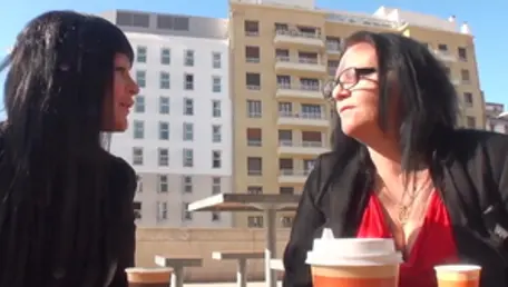 French mature enjoys hard slamming in HD