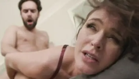 New Sensations - Natural Krissy Lynn handjob on sofa