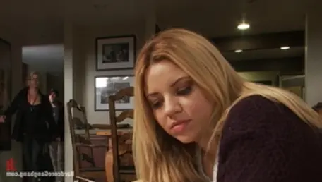 Brutal gangbang in company with Andrea Acosta