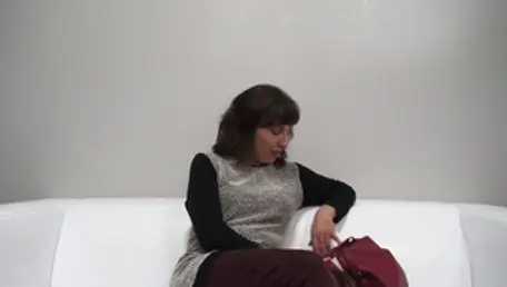 Czech dick sucking at the casting