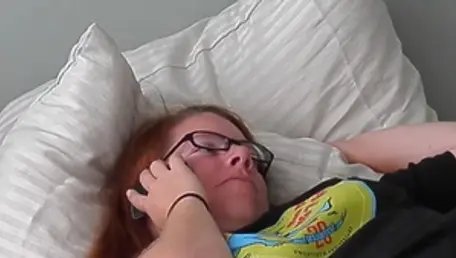 Slamming hard along with chubby american redhead