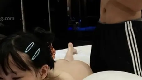 Squirts with skinny chinese stepmom