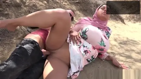 Rough real sex along with arab stepmom