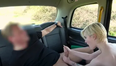 FakeTaxi - Daisy Delicious amongst Marc Kaye in a car