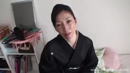 Asian playing with toys