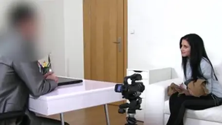 Pornstar Alex Black sucks dick and fucks at the audition