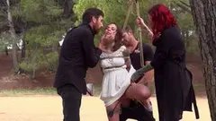 Group sex outdoors HD