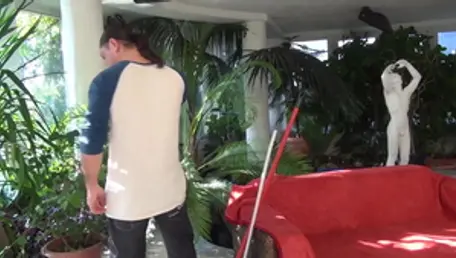 Rough sex in company with skinny MILF