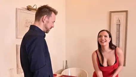 Hard slamming together with Angel Wicky & Sofia Lee