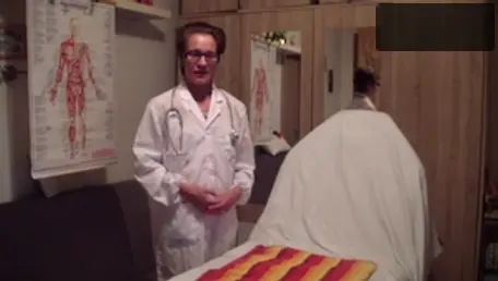 Petite russian doctor femdom in the clinic