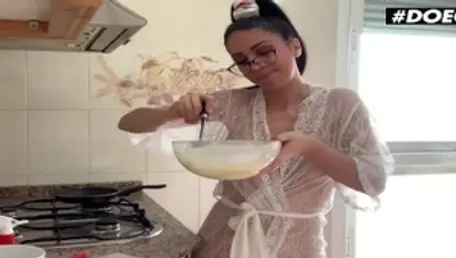 Sweet stepmom desires pussy fucking