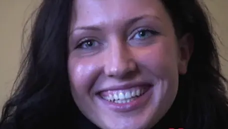 Cum on face at the audition british Rafaela