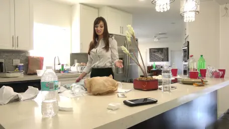 Stepmommy Finds Son's XL Size Condom