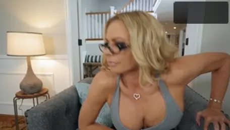 Moms Bang Teens: Briana Banks shows natural tits in the bed